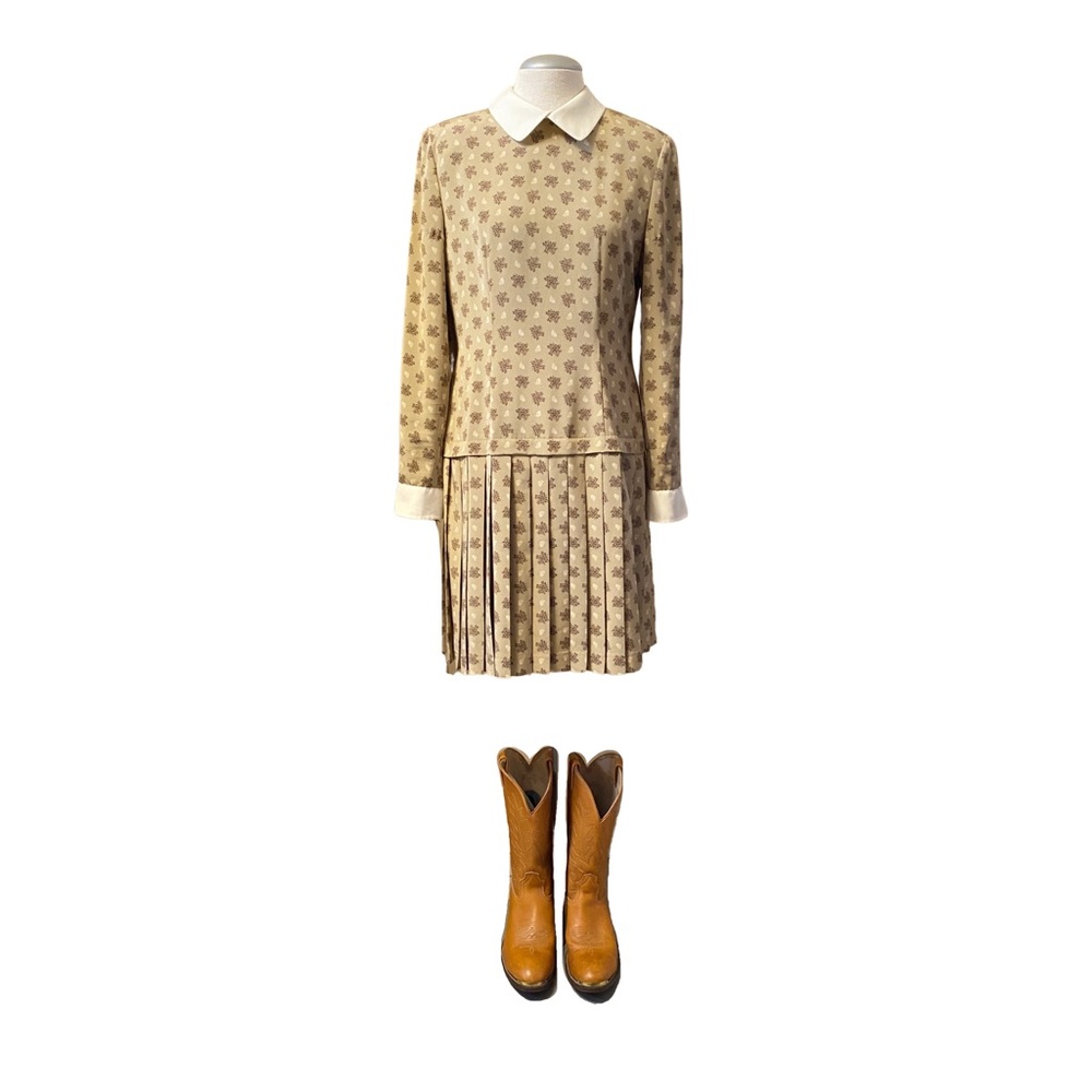 VINTAGE - PETER PAN COLLAR DRESS